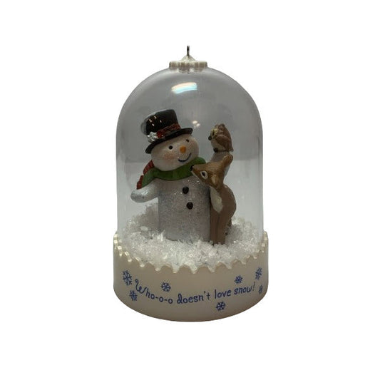 2012 Who-o-o Doesn't Love Snow! Hallmark Ornament (Snowmen) QXC5039