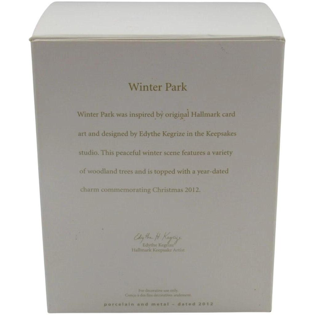 2012 Winter Park Hallmark Ornament (Winter Garden) QXG3544