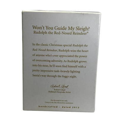 2012 Won't You Guide My Sleigh? Hallmark Ornament (Rudolph the Red-Nosed Reindeer) QXI2991 Image7
