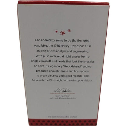 2013 1936 Harley-Davidson EL Hallmark Ornament (Harley-Davidson) QXI2152
