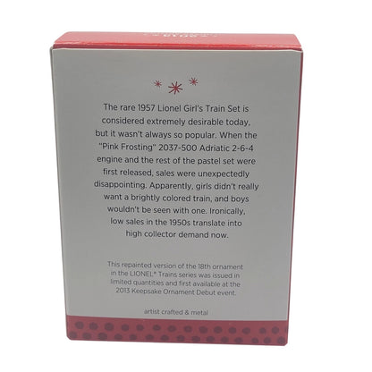 2013 2037 Steam Locomotive Repaint Hallmark Ornament (Lionel) QXE3745