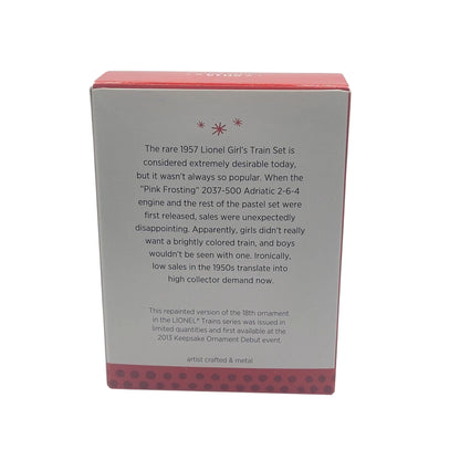 2013 (2037) Steam Locomotive (Pink Lionel Trains)