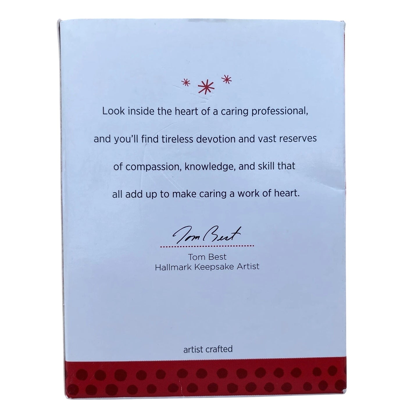 2013 A Caring Heart Hallmark Ornament (Healthcare Workers) QXG1055