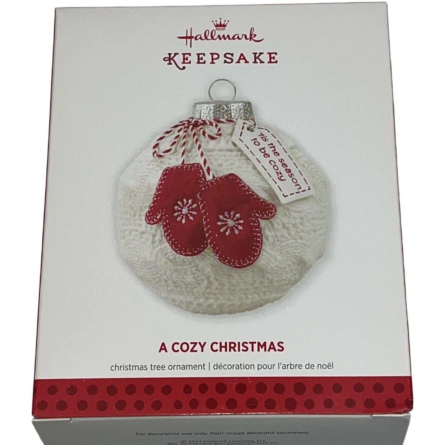 2013 A Cozy Christmas Hallmark Ornament (Our First Christmas) QXG1452