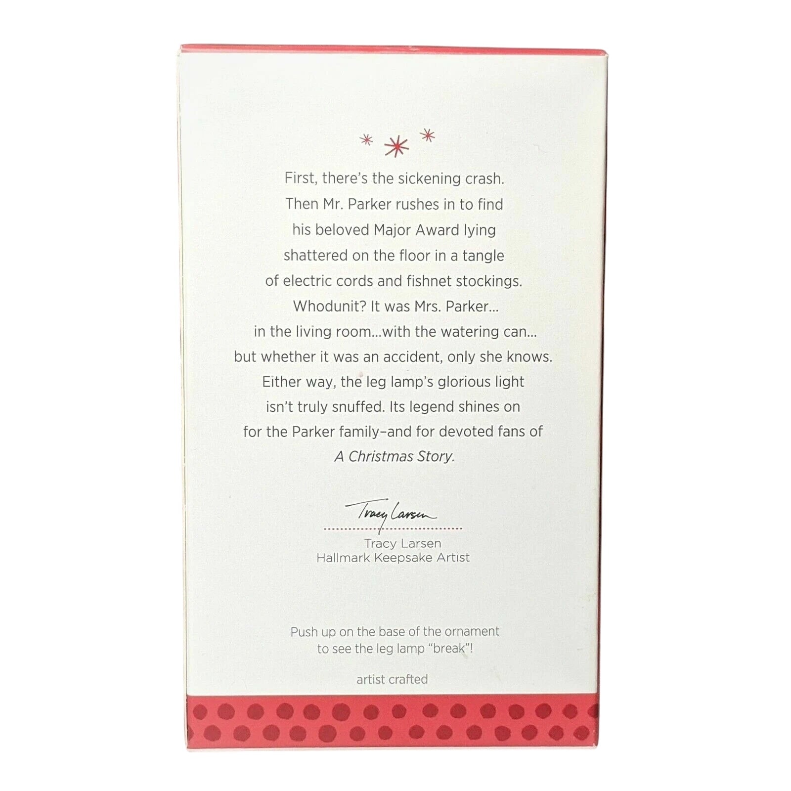 2013 A Major Accident? Hallmark Ornament (A Christmas Story) QXI2052