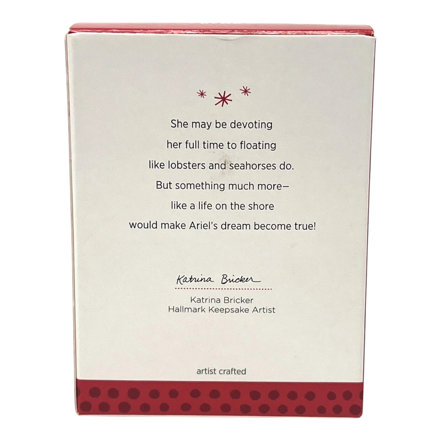 2013 Ariel's Big Dream Hallmark Ornament (Disney) QXD6045