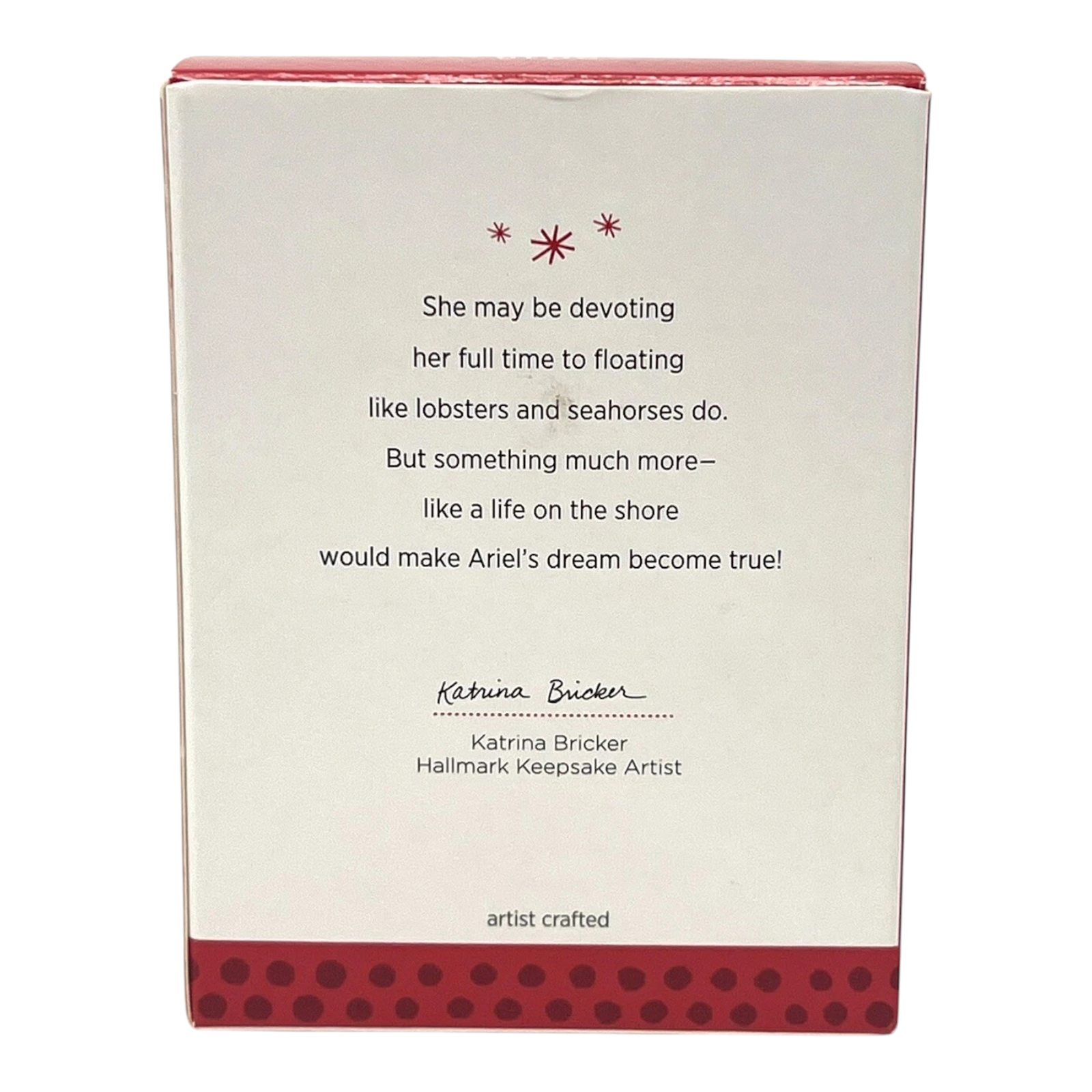 2013 Ariel's Big Dream Hallmark Ornament (Disney) QXD6045