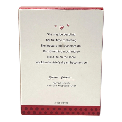 2013 Ariel's Big Dream Hallmark Ornament (Disney) QXD6045