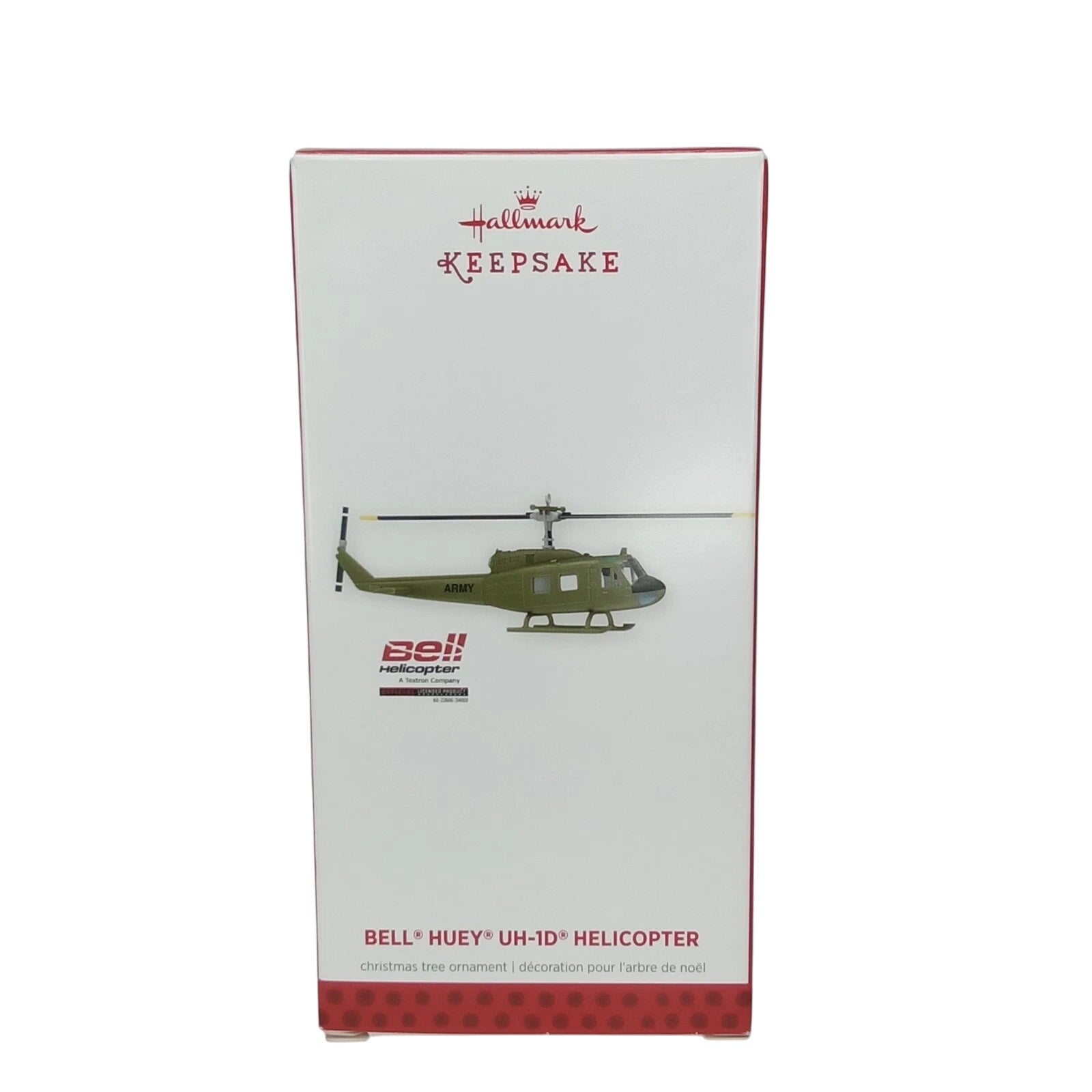 2013 Bell Huey Uh-1D Helicopter Hallmark Ornament (Vehicle) QXI2392