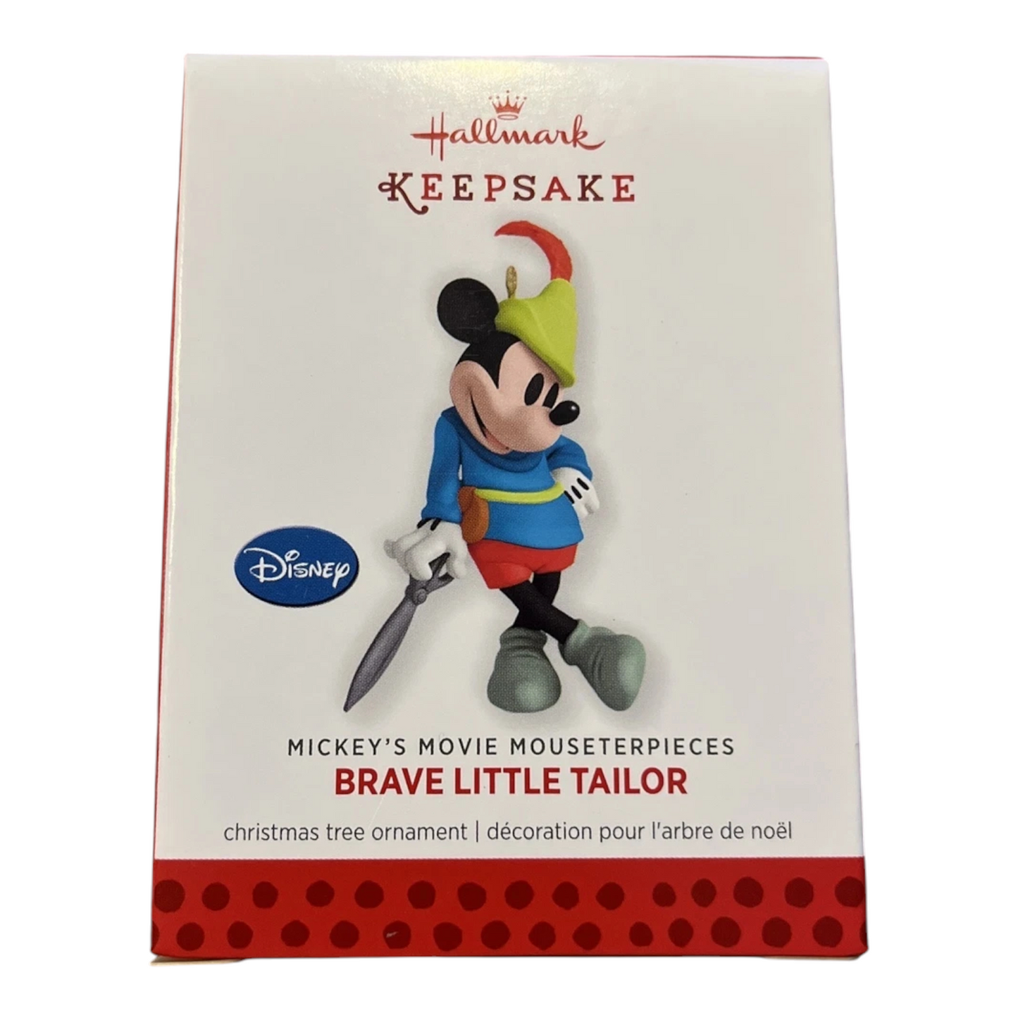 2013 Brave Little Tailor Hallmark Ornament (Mickey's Movie Mousterpieces) QX9142