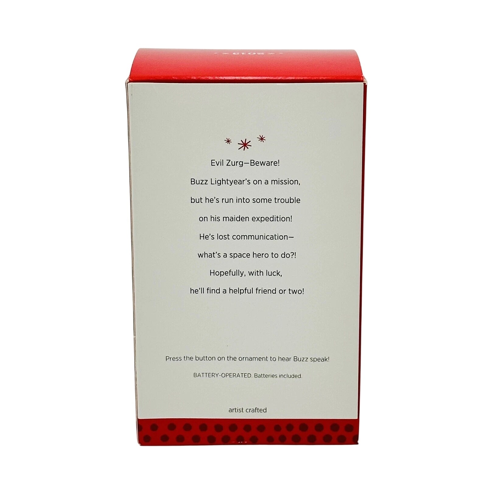 2013 Buzz Tiene Una Mision Hallmark Ornament (Toy Story) QSM7785