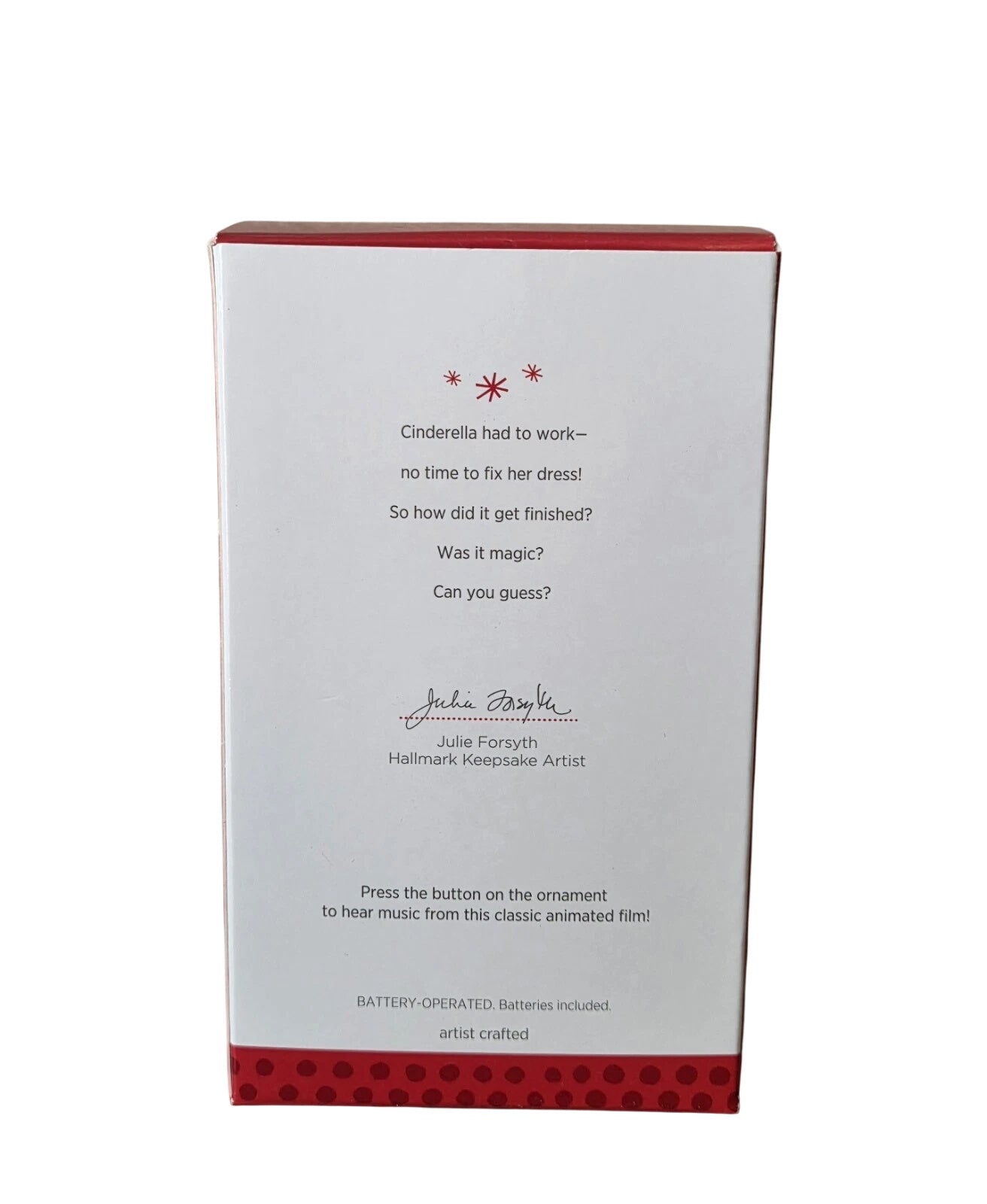 2013 Cinderelly! Cinderelly! Hallmark Ornament (Disney Princesses) QXD6015