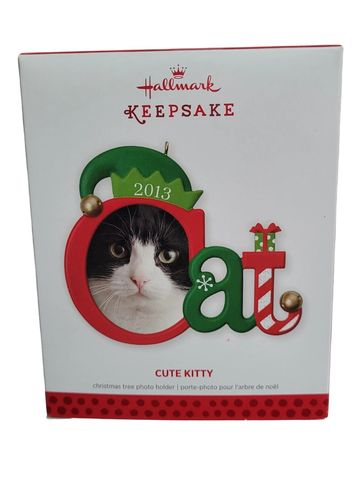 2013 Cute Kitty Hallmark Ornament (Photo Holder) QXG1902