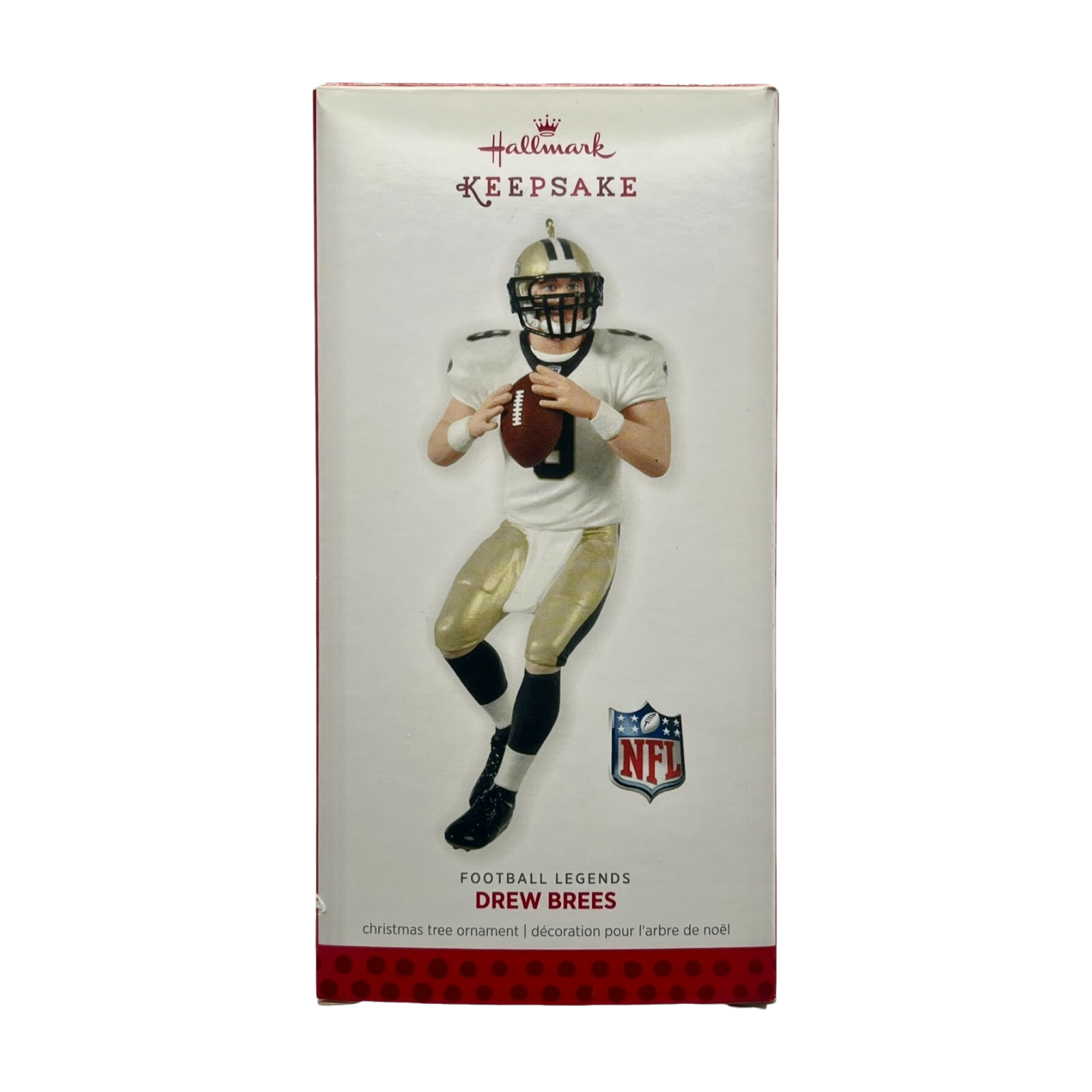 2013 Drew Brees Hallmark Ornament (Football Legends) QX9215