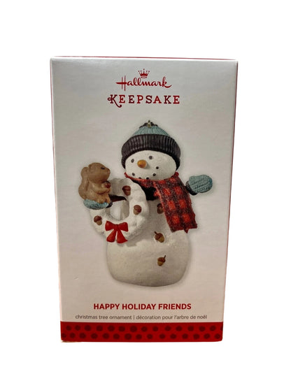2013 Happy Holiday Friends Hallmark Ornament (Snowmen) QXG1605