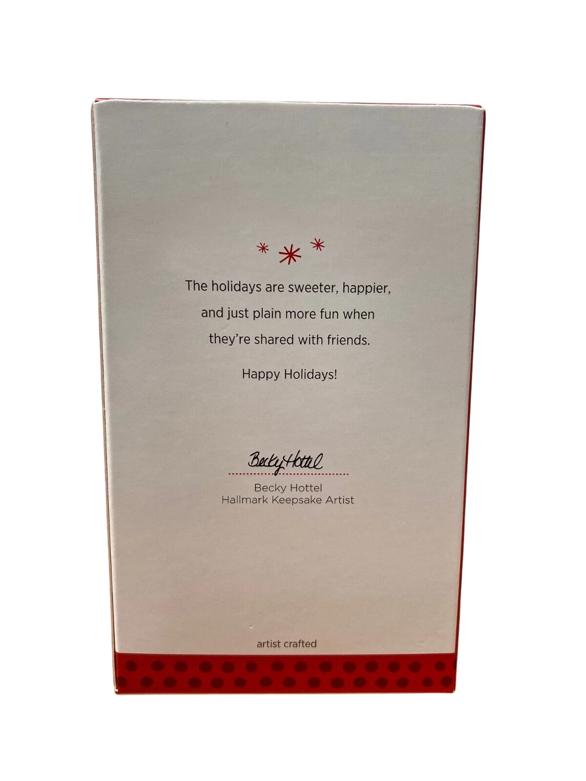 2013 Happy Holiday Friends Hallmark Ornament (Snowmen) QXG1605