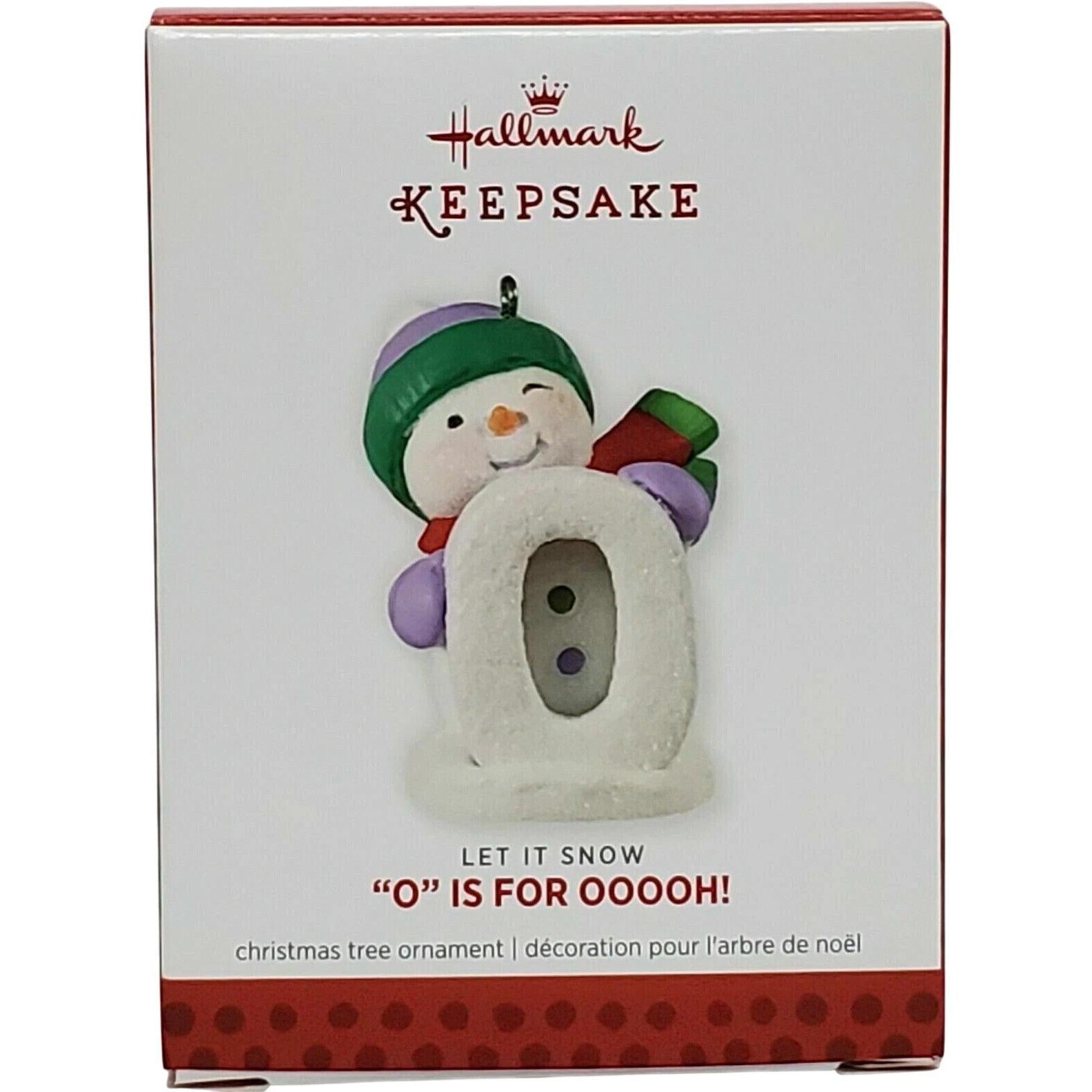 2013 Let it Snow "O" is for OOOOH! Hallmark Ornament (Snowmen) QRP5935