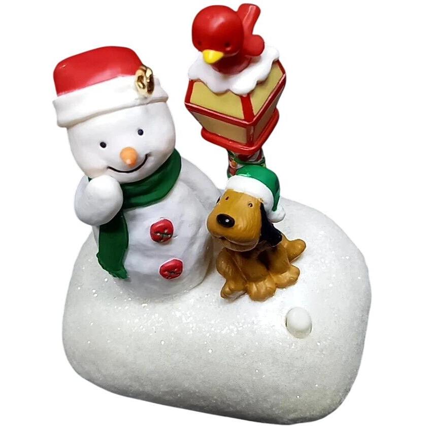 2013 Merry Carolers Trio Hallmark Ornament (Snowman) QK5002
