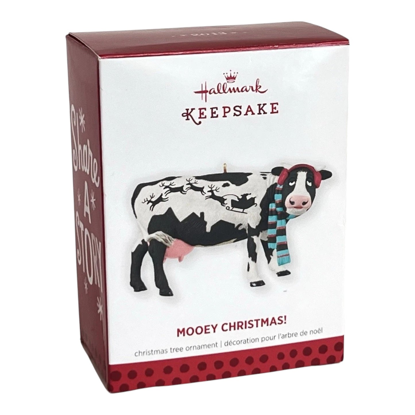 2013 Mooey Christmas! Hallmark Ornament (Cow) QXG1615