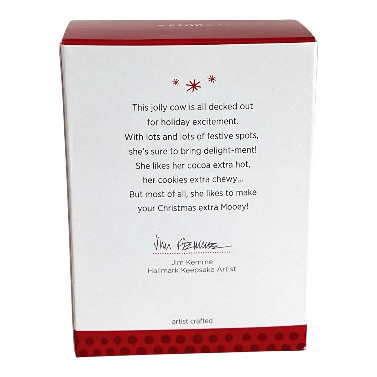 2013 Mooey Christmas! Hallmark Ornament (Cow) QXG1615