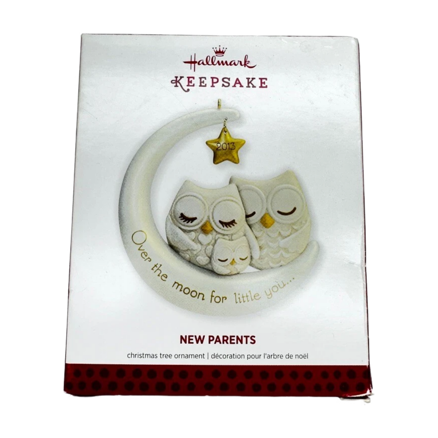 2013 New Parents Owl Hallmark Ornament (Bird) QXG1315