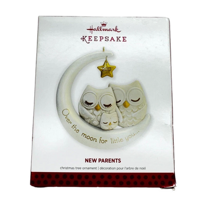 2013 New Parents Owl Hallmark Ornament (Bird) QXG1315
