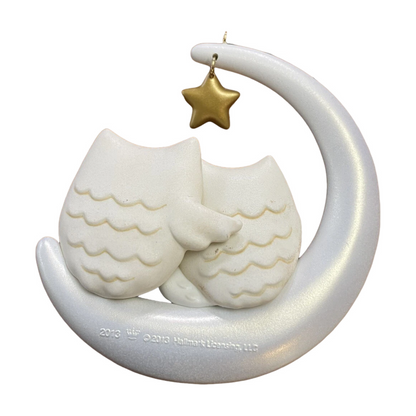 2013 New Parents Owl Hallmark Ornament (Bird) QXG1315