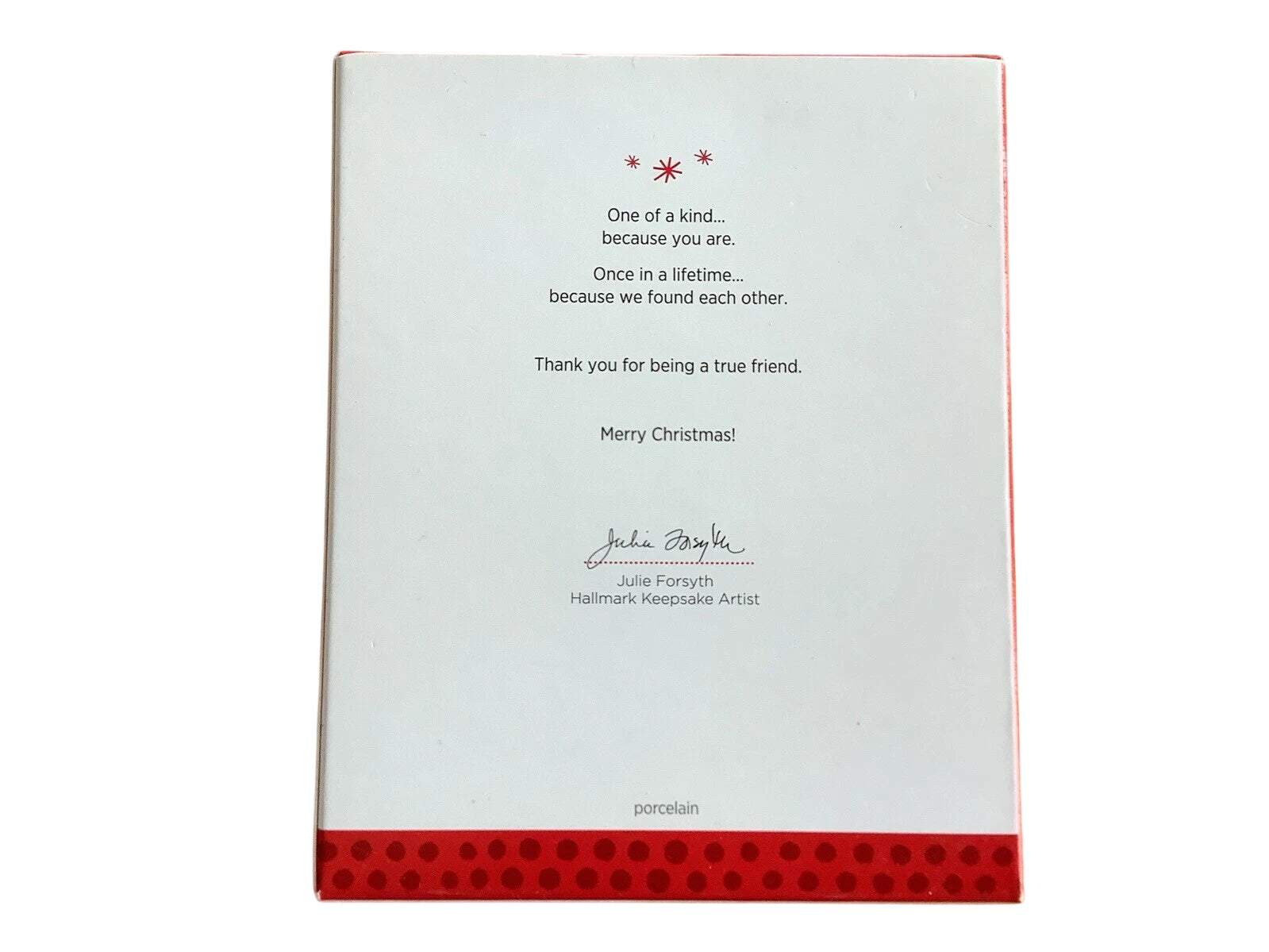 2013 Once-In-A-Lifetime Friends Hallmark Ornament (Snowflake) QXG1015