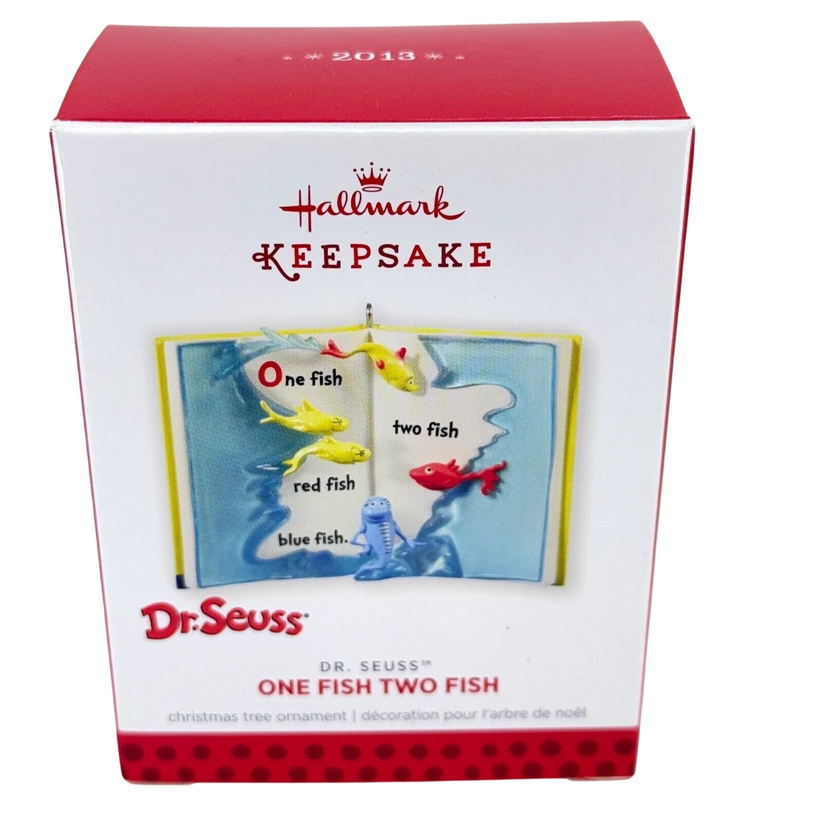 2013 One Fish Two Fish Hallmark Ornament (Dr. Seuss) QXI2192