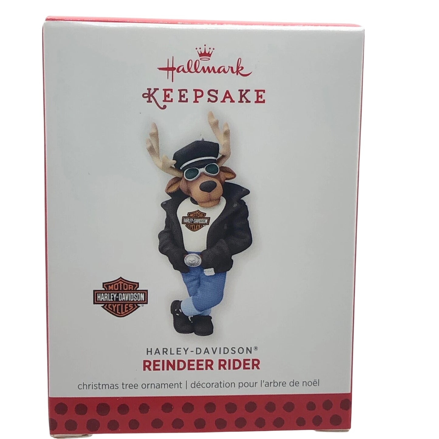 2013 Reindeer Rider Hallmark Ornament (Harley-Davidson) QXI2362