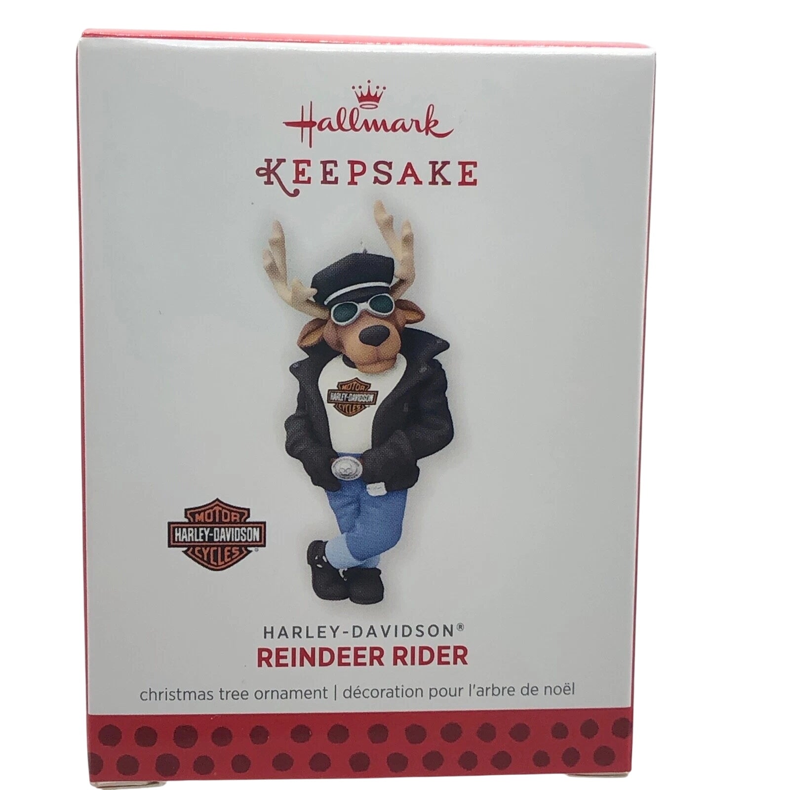 2013 Reindeer Rider Hallmark Ornament (Harley-Davidson) QXI2362