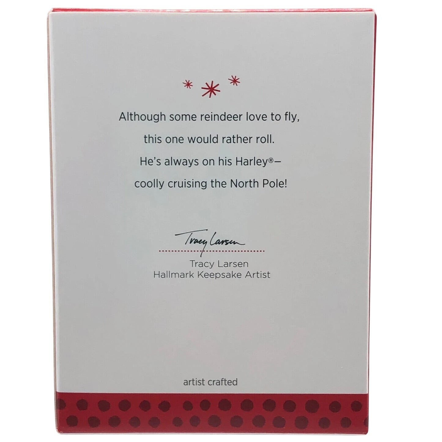 2013 Reindeer Rider Hallmark Ornament (Harley-Davidson) QXI2362