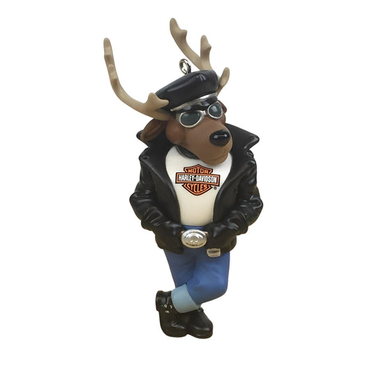 2013 Reindeer Rider Hallmark Ornament (Harley-Davidson) QXI2362