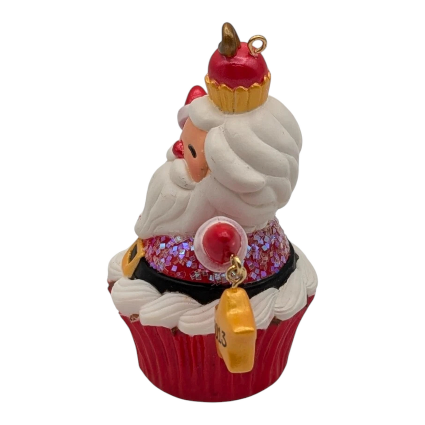 2013 Santa Cupcake Hallmark Ornament (Christmas Cupcakes) LPR3392