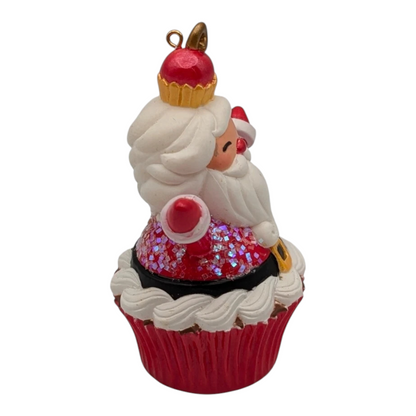 2013 Santa Cupcake Hallmark Ornament (Christmas Cupcakes) LPR3392