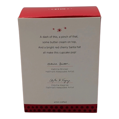 2013 Santa Cupcake Hallmark Ornament (Christmas Cupcakes) LPR3392