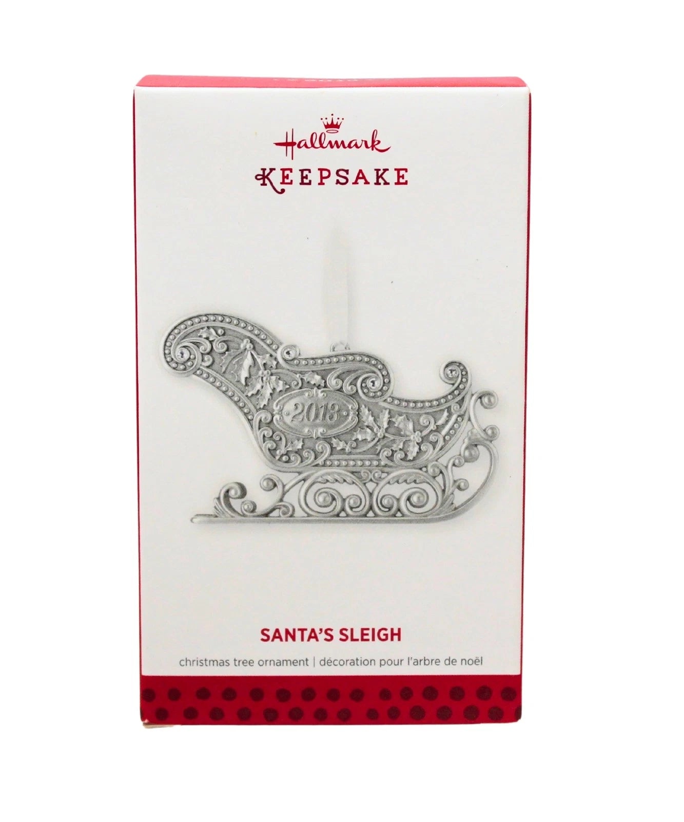 2013 Santa's Sleigh Hallmark Ornament (Santa Claus) QXG1385