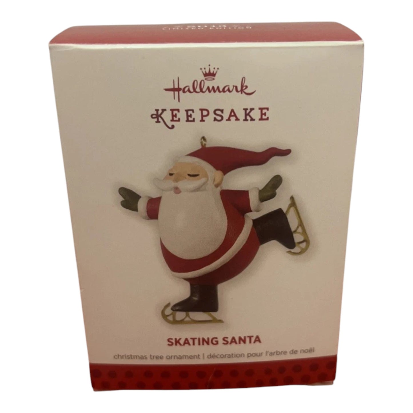 2013 Skating Santa Hallmark Ornament (Santa Claus) AD8000