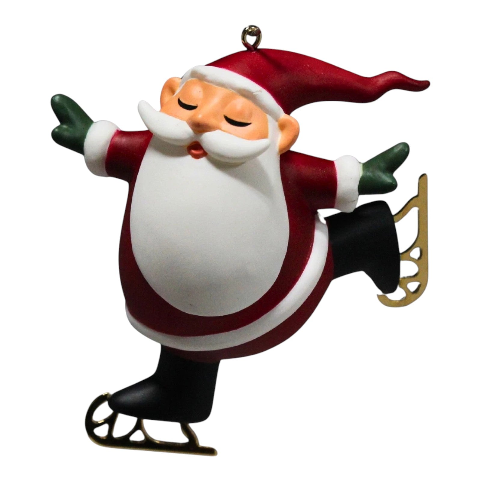 2013 Skating Santa Hallmark Ornament (Santa Claus) AD8000
