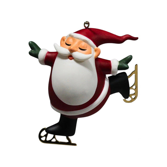 2013 Skating Santa Hallmark Ornament (Santa Claus) AD8000