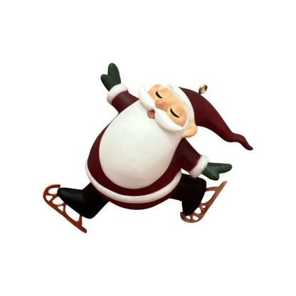 2013 Skating Santa Hallmark Ornament (Santa Claus) AD8000