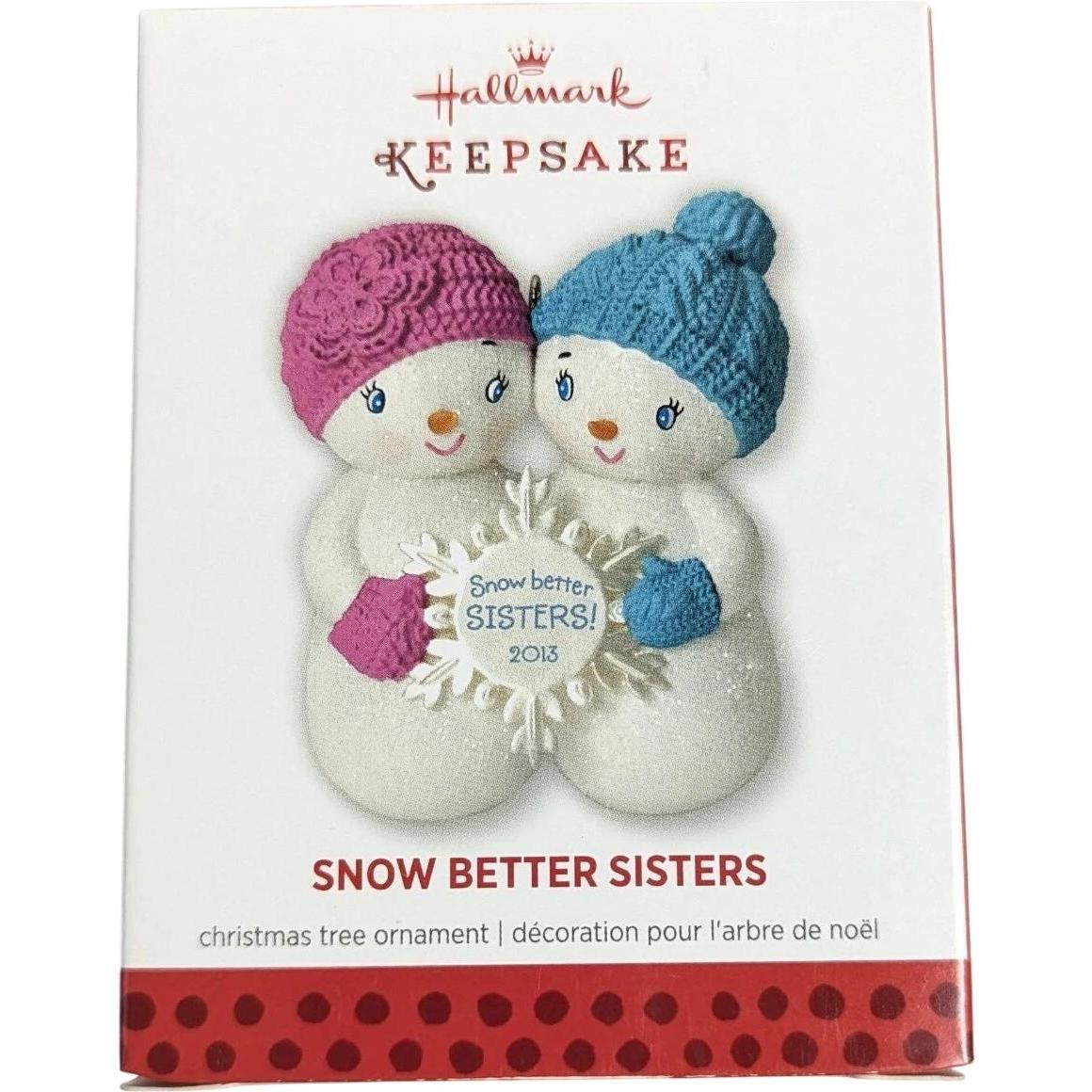 2013 Snow Better Sisters Hallmark Ornament (Snowmen) QXG1945