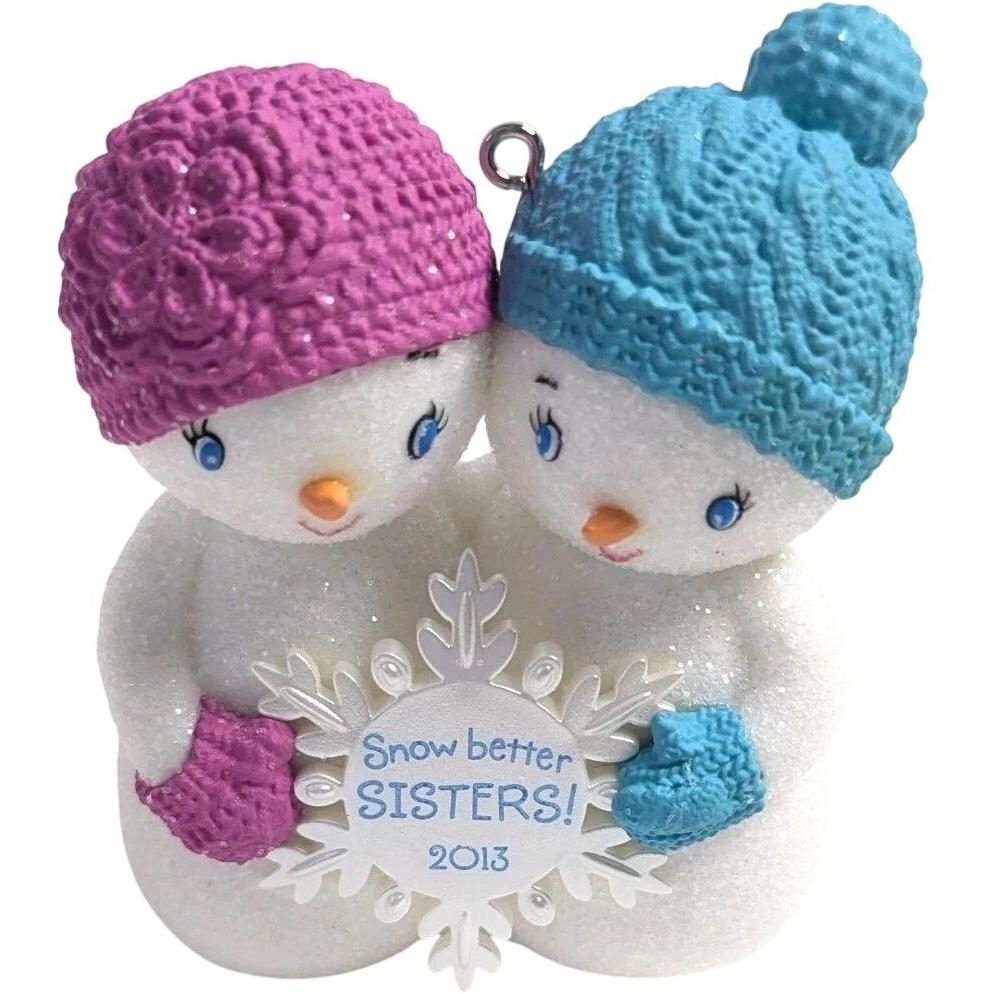 2013 Snow Better Sisters Hallmark Ornament (Snowmen) QXG1945
