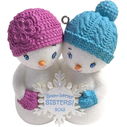 2013 Snow Better Sisters Hallmark Ornament (Snowmen) QXG1945