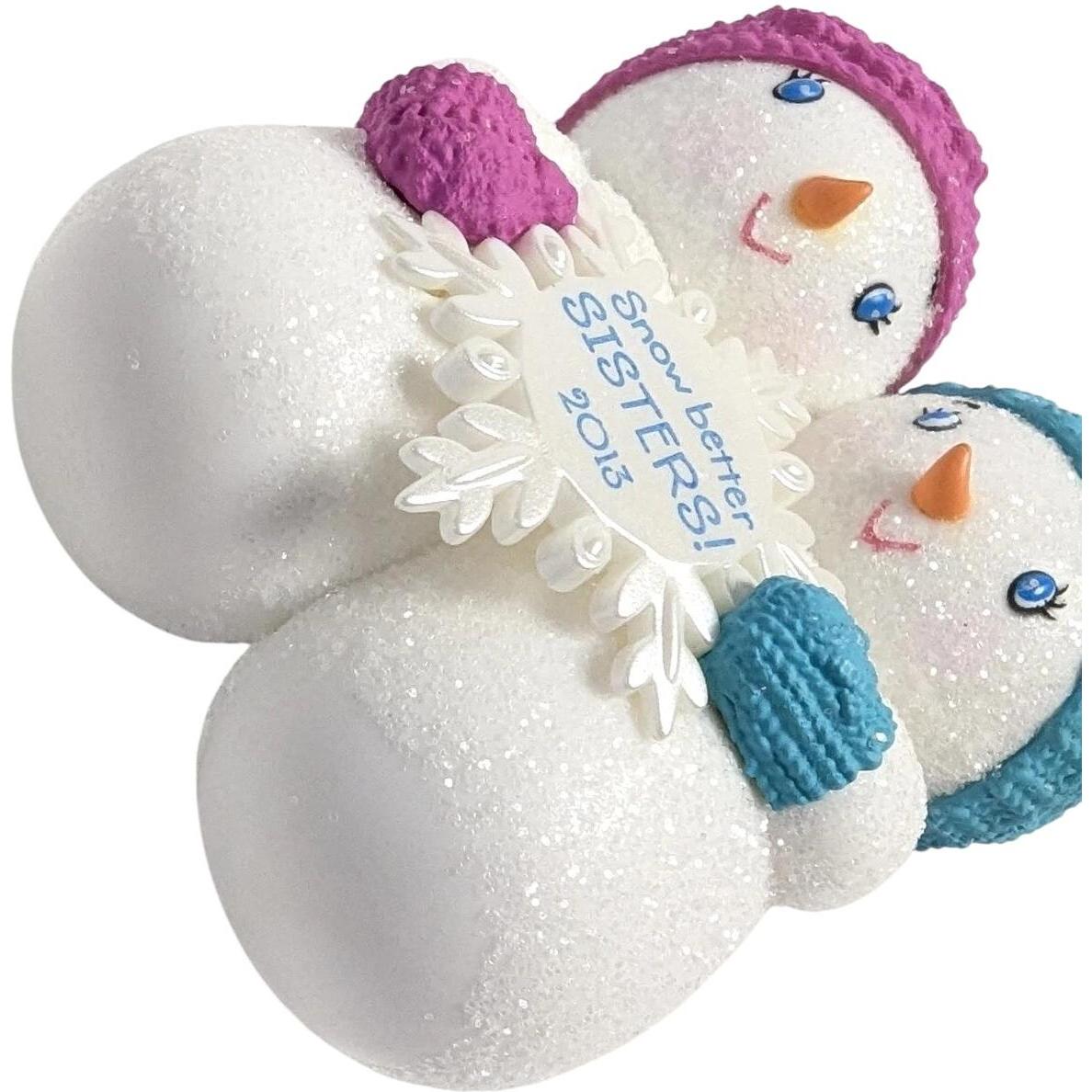 2013 Snow Better Sisters Hallmark Ornament (Snowmen) QXG1945
