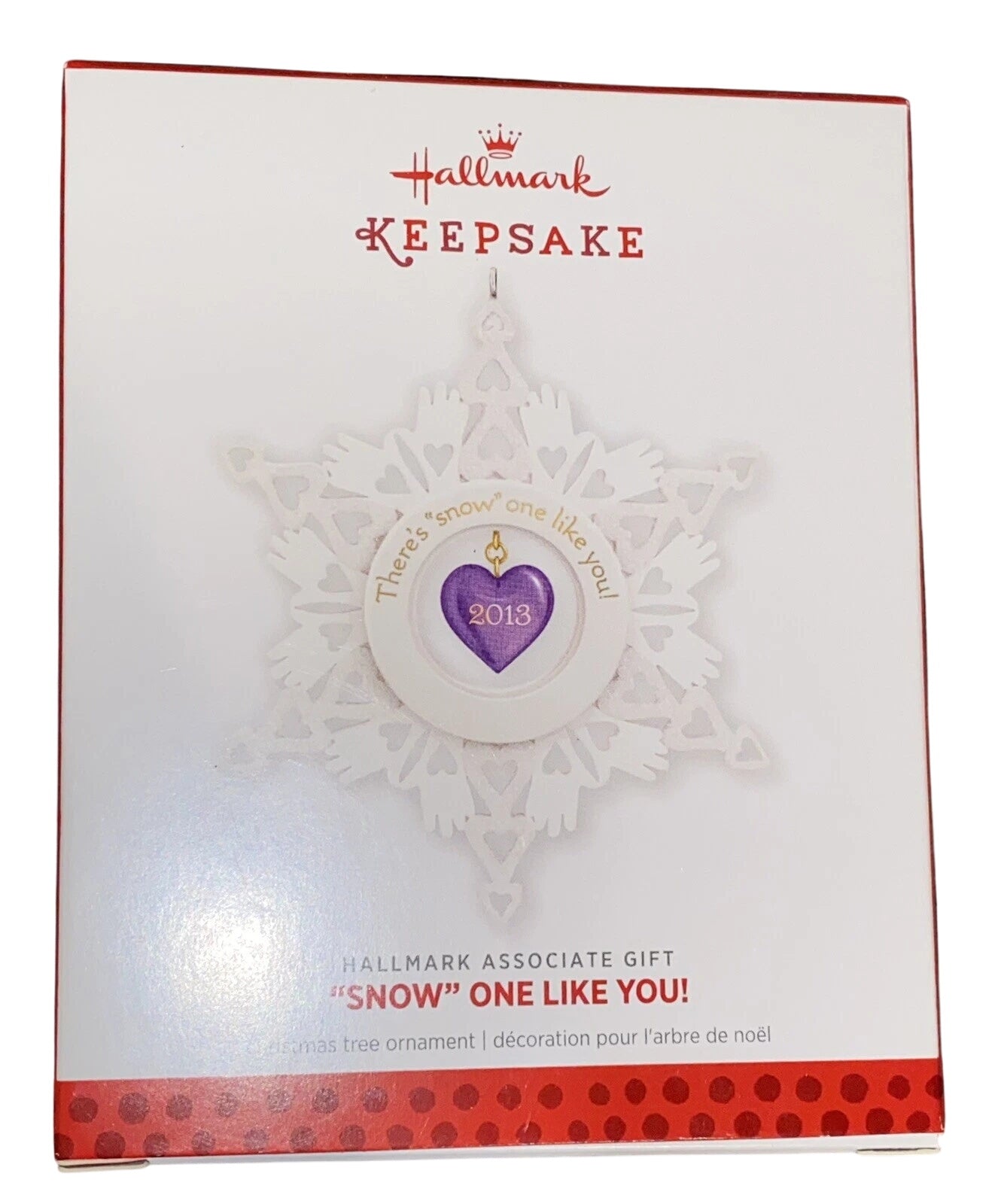 2013 "Snow" One Like You! Hallmark Ornament (Snowflake) QMP4083