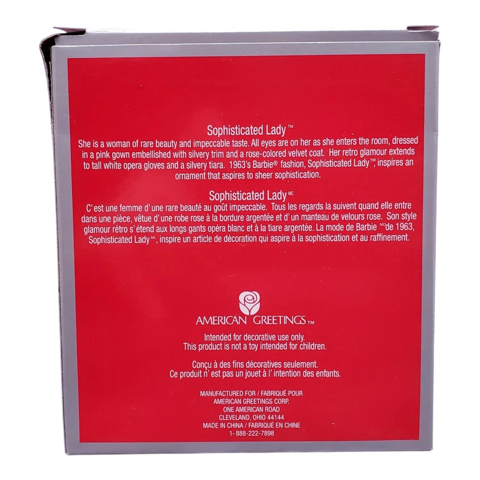 2013 Sophisticated Lady Carlton Cards Ornaments (Barbie) 078D