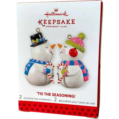 2013 Tis The Seasoning! Hallmark Ornament (Snowmen) QXC5059