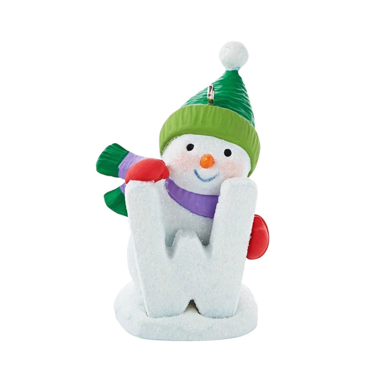 2013 "W" Is For Welcome, Wonder! Hallmark Ornament (Let it Snow) QRP5942