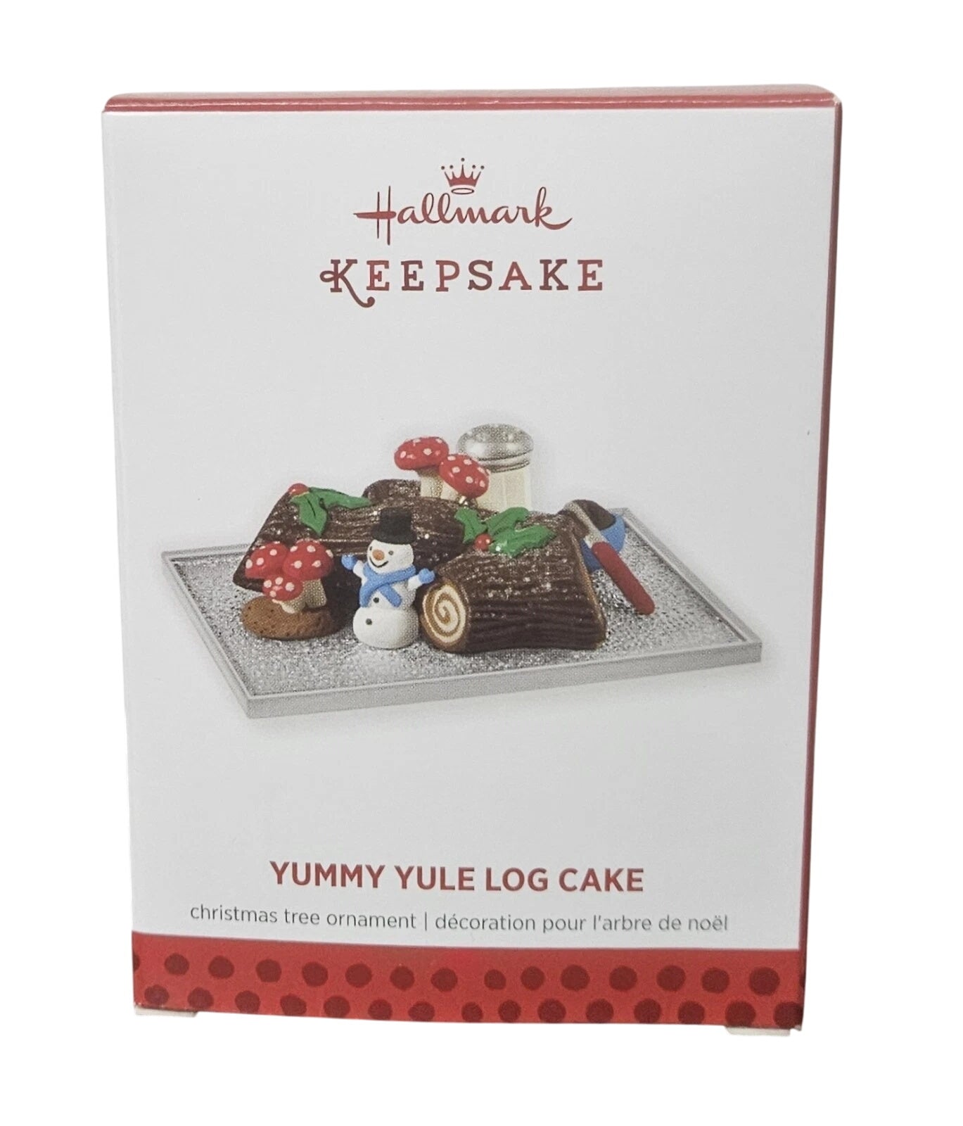 2013 Yummy Yule Log Cake Hallmark Ornament (Season's Treatings) QXE3782